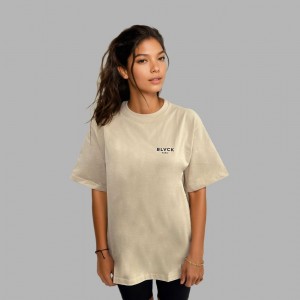 Beige Blvck Shades Tee Singapore | 290714-QTW