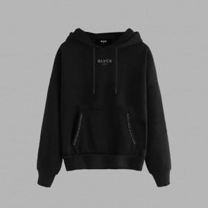 Black Blvck Angel Hoodie Singapore | 743852-HOM