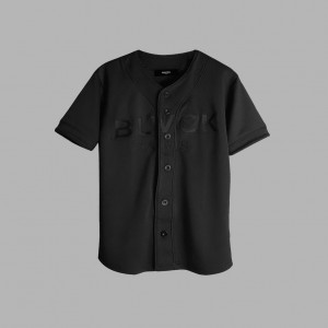 Black Blvck Baseball Jersey Singapore | 927351-JEX