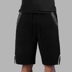 Black Blvck Branded Shorts Singapore | 836514-APH