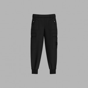 Black Blvck Classic Cargo Pants Singapore | 628571-NLE