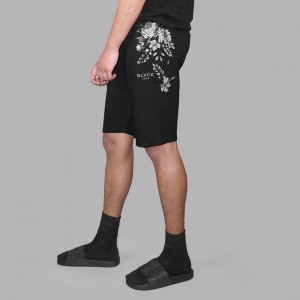 Black Blvck Floral Short Singapore | 107426-WPZ