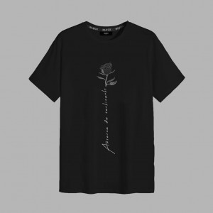 Black Blvck Melancholy Tee Singapore | 730962-GSC