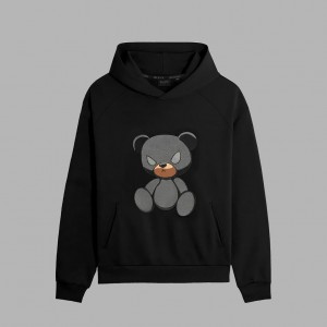 Black Blvck Minimalist Teddy Hoodie Singapore | 895236-QNP