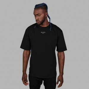 Black Blvck Oversized 'Branded' Tee Singapore | 893270-XYB