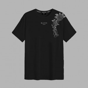 Black Blvck Romance Tee Singapore | 629804-JRM