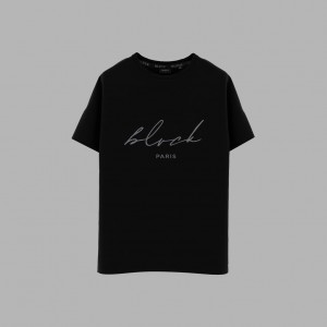 Black Blvck Signature Tee Singapore | 346852-XYE