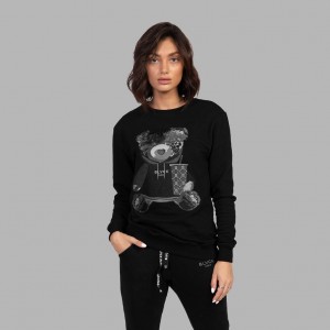 Black Blvck Teddy Sweater Singapore | 976208-IXD