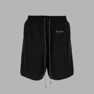 Black Blvck Track Shorts Singapore | 910374-CXT