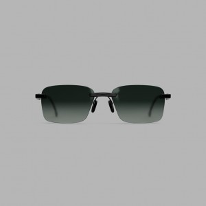 Charcoal Mint Blvck Shades Sunglasses Singapore | 504982-XTQ