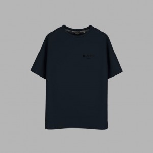 Dark Blue Blvck Shades Tee Singapore | 298705-RUZ