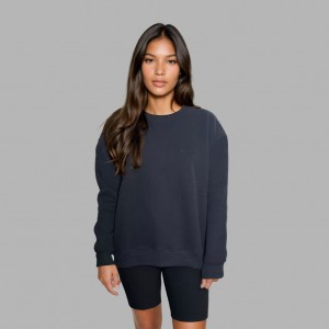 Dark Blue Blvck Sweater Singapore | 017584-HGQ