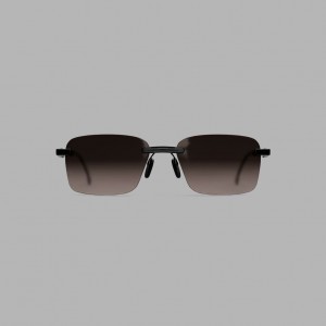 Dark Chocolate Blvck Shades Sunglasses Singapore | 864927-GKC