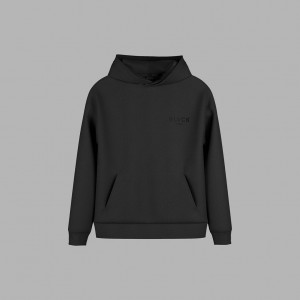 Dark Grey Blvck Shades Hoodie Singapore | 063752-BFA