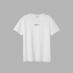 White Blvck Branded Tee Singapore | 098326-KRT