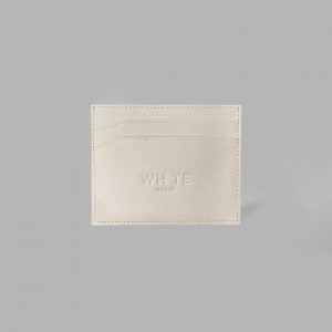 White Blvck Classic Card Holder Singapore | 520913-MWE