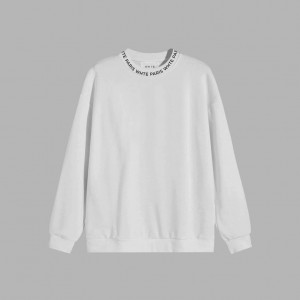 White Blvck Neck Sweater Singapore | 127065-VXU