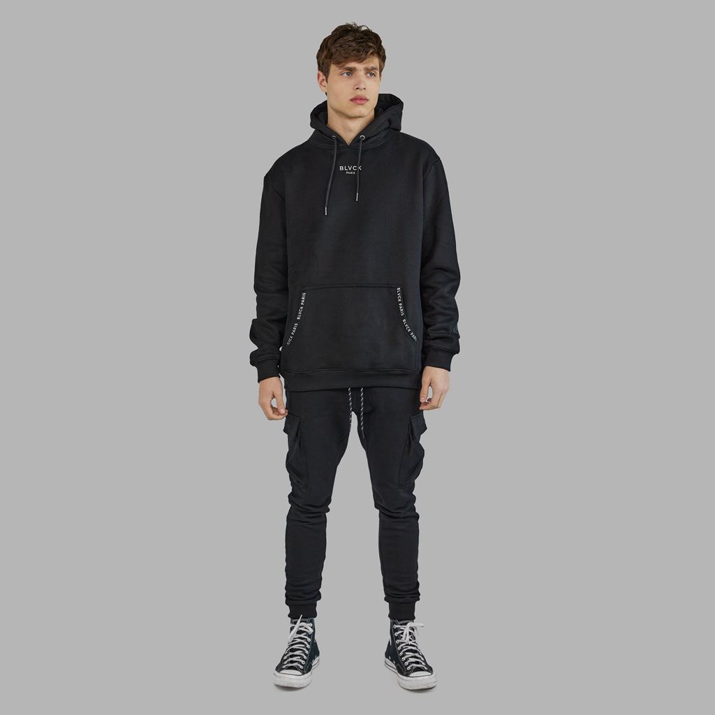 Black Blvck Angel Hoodie Singapore | 743852-HOM