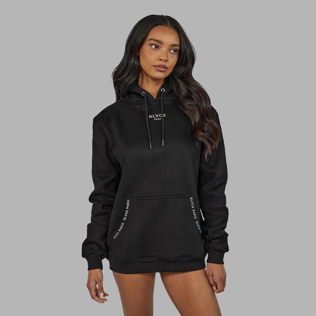 Black Blvck Angel Hoodie Singapore | 832075-ISE