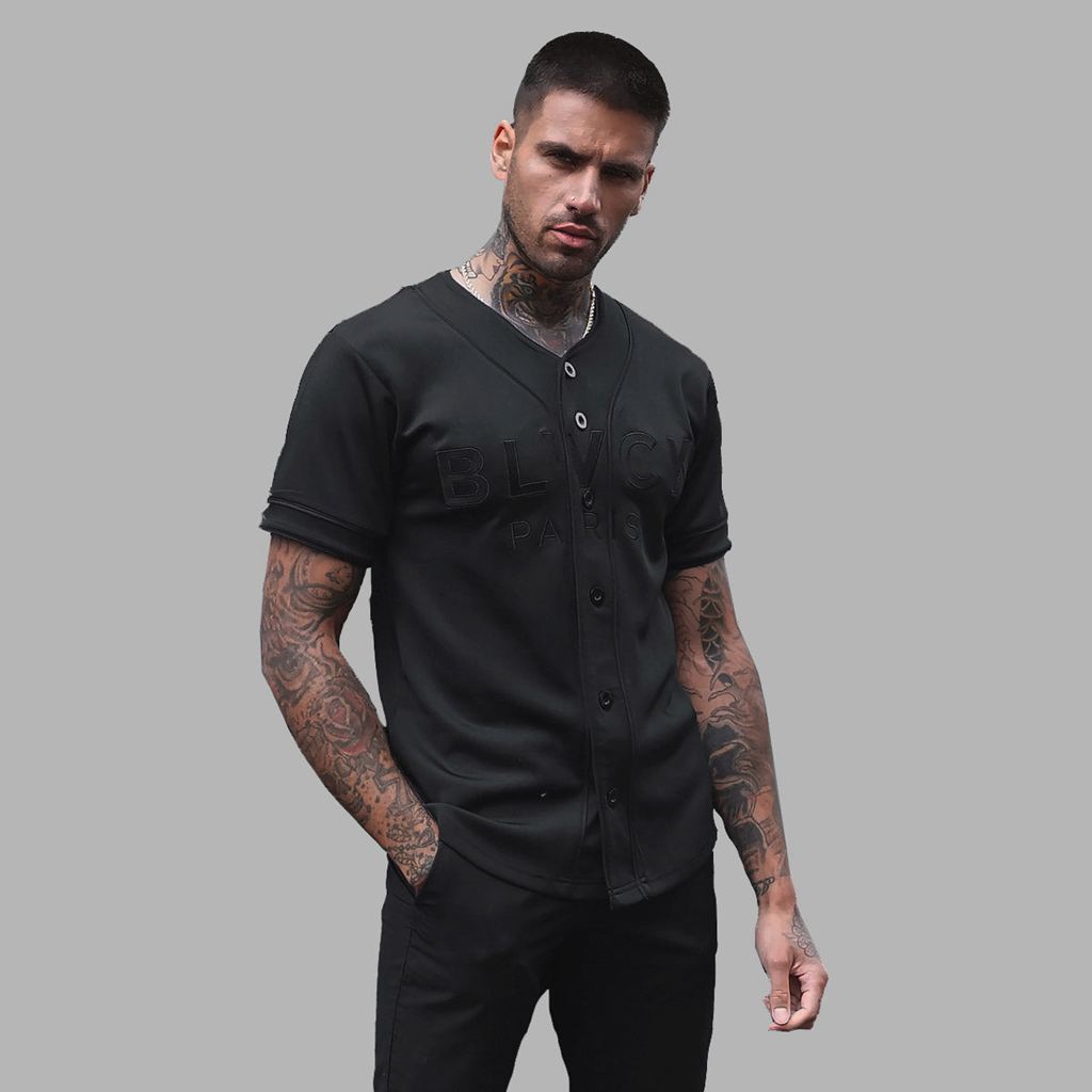 Black Blvck Baseball Jersey Singapore | 927351-JEX