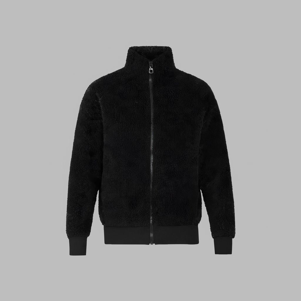 Black Blvck Bold Fleece Jacket Singapore | 854632-DUK