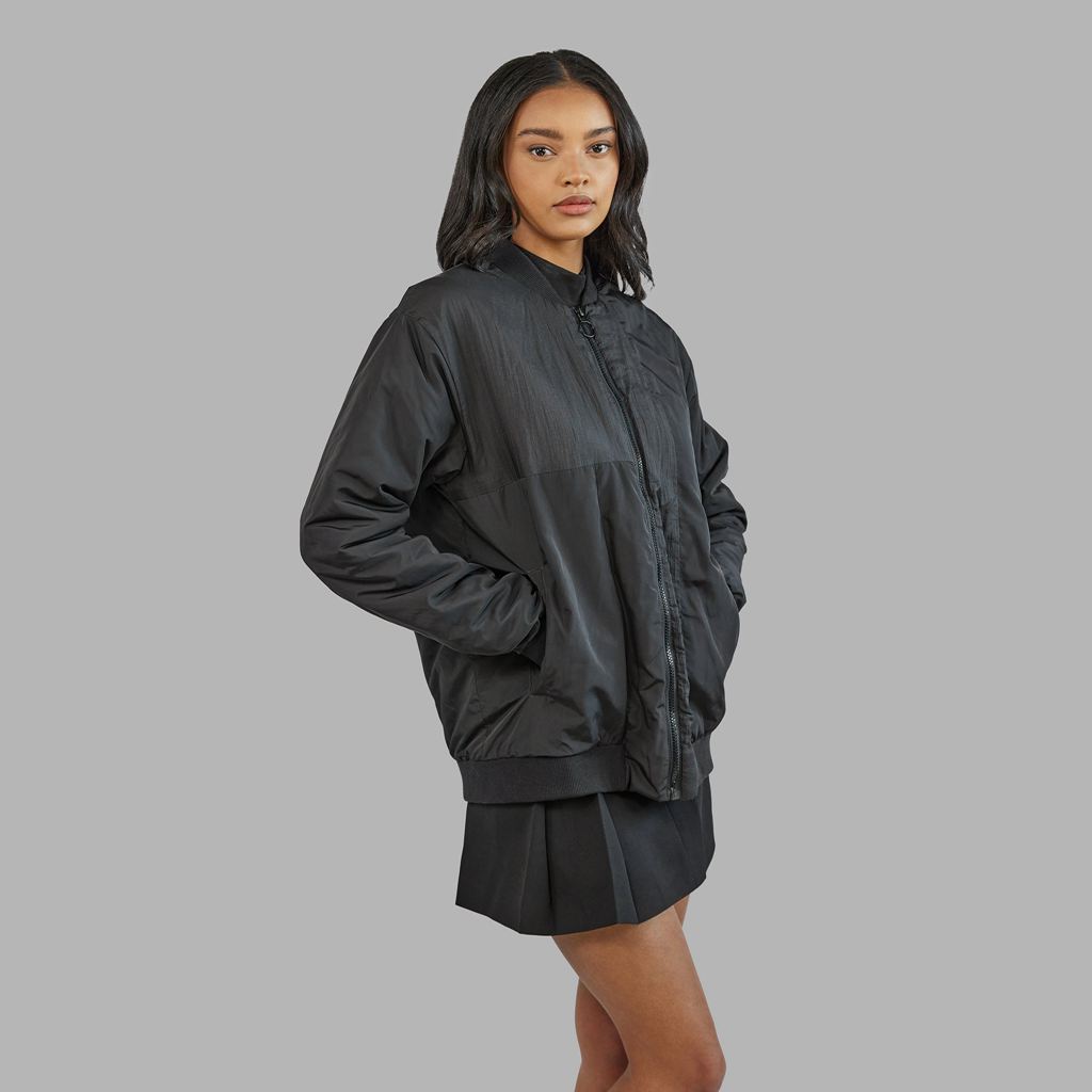 Black Blvck Bold Nylon Jacket Singapore | 328416-DAO