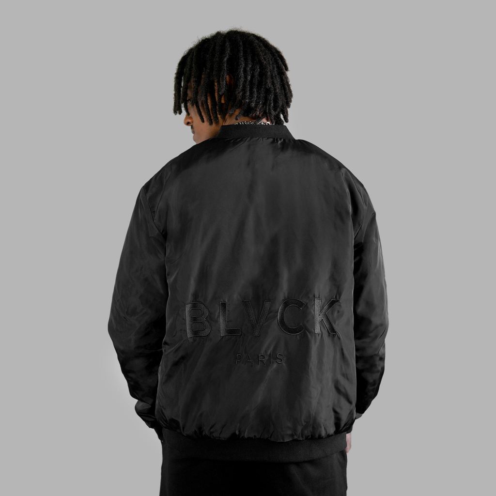 Black Blvck Bold Nylon Jacket Singapore | 396274-UZO