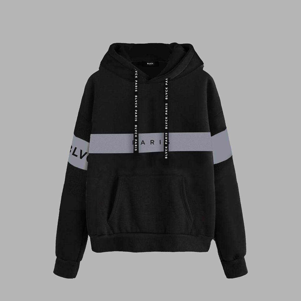 Black Blvck Bold Stripe Hoodie Singapore | 310568-JXA