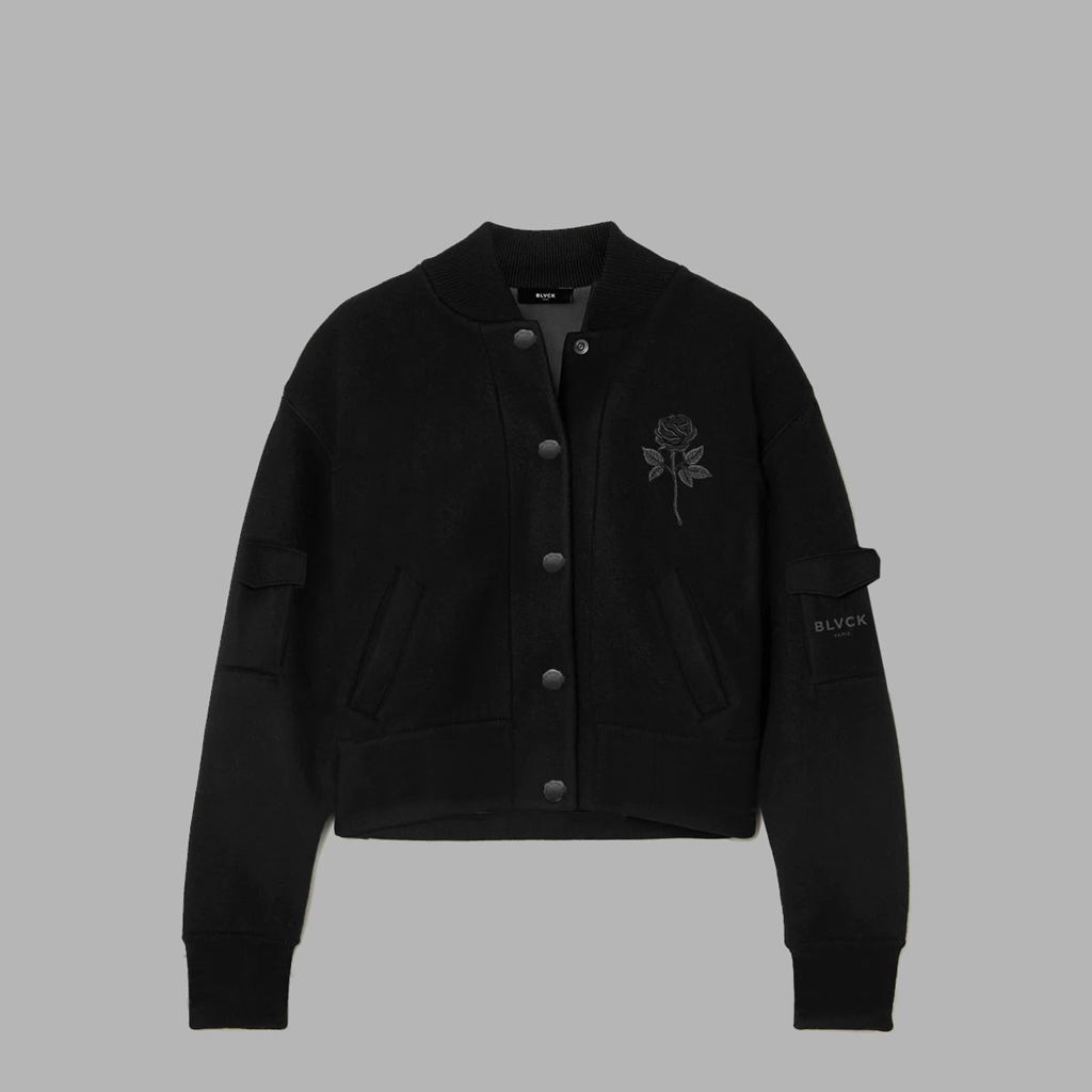 Black Blvck Bomber\' Jacket Singapore | 986413-SHO