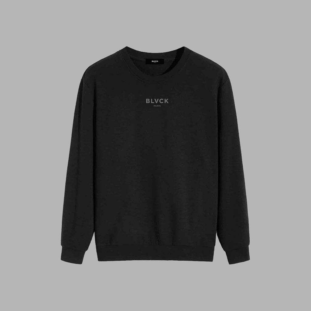 Black Blvck Branded Cashmere Blend Sweater Singapore | 408623-EIA