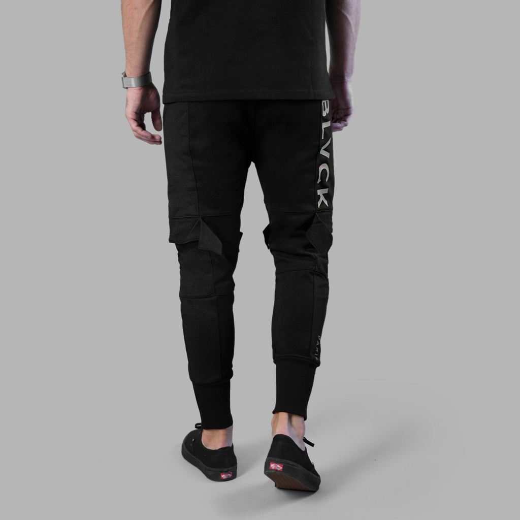 Black Blvck Cargo Pants Singapore | 321690-KQT