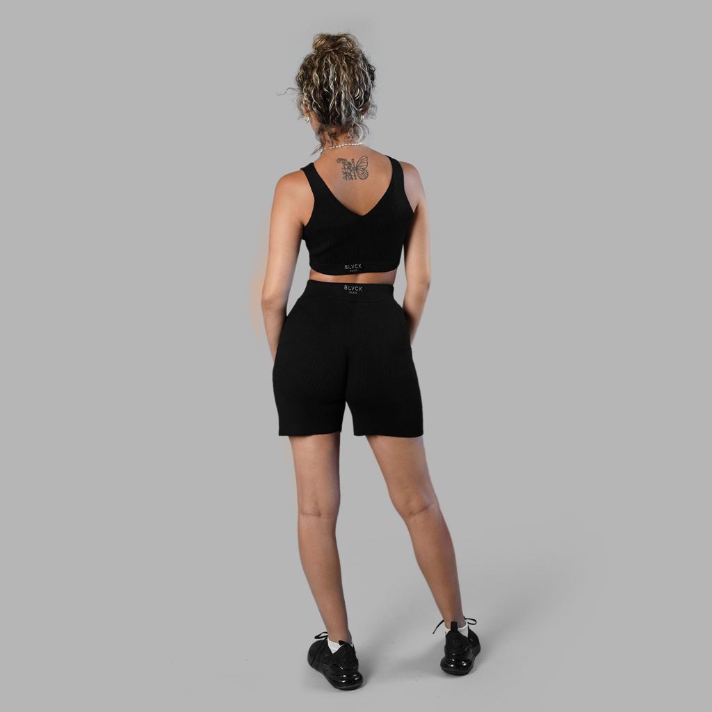 Black Blvck Cashmere Shorts Singapore | 652190-RIQ