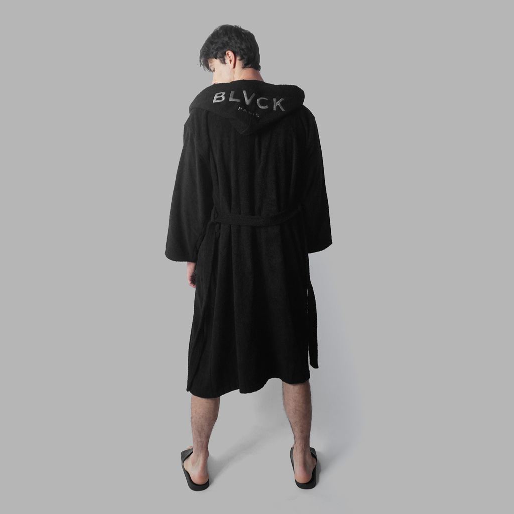 Black Blvck Classic Bathrobe Singapore | 605483-RTB