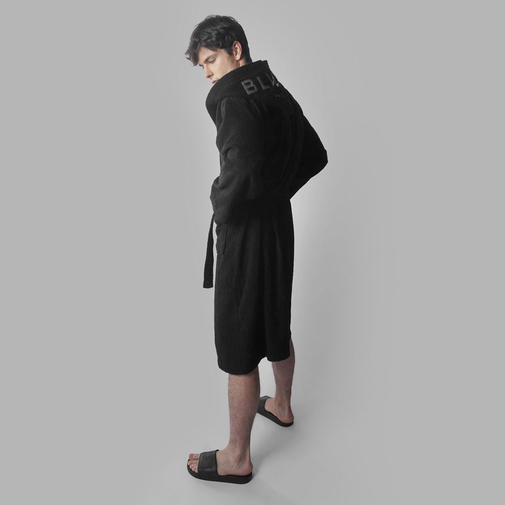 Black Blvck Classic Bathrobe Singapore | 605483-RTB