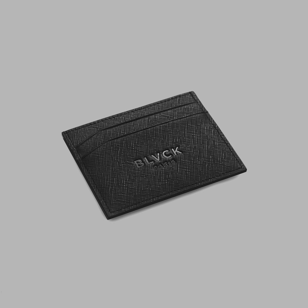 Black Blvck Classic Card Holder Singapore | 806534-HVM