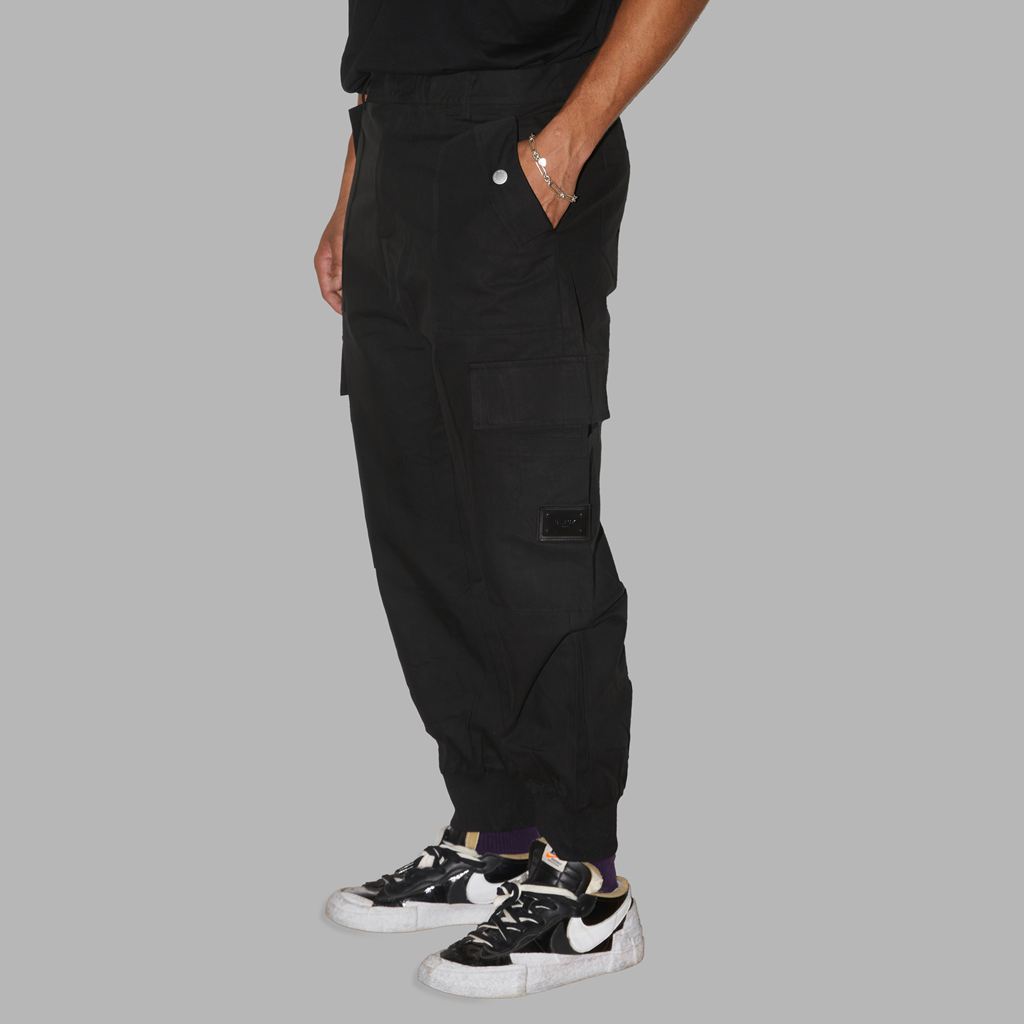 Black Blvck Classic Cargo Pants Singapore | 628571-NLE