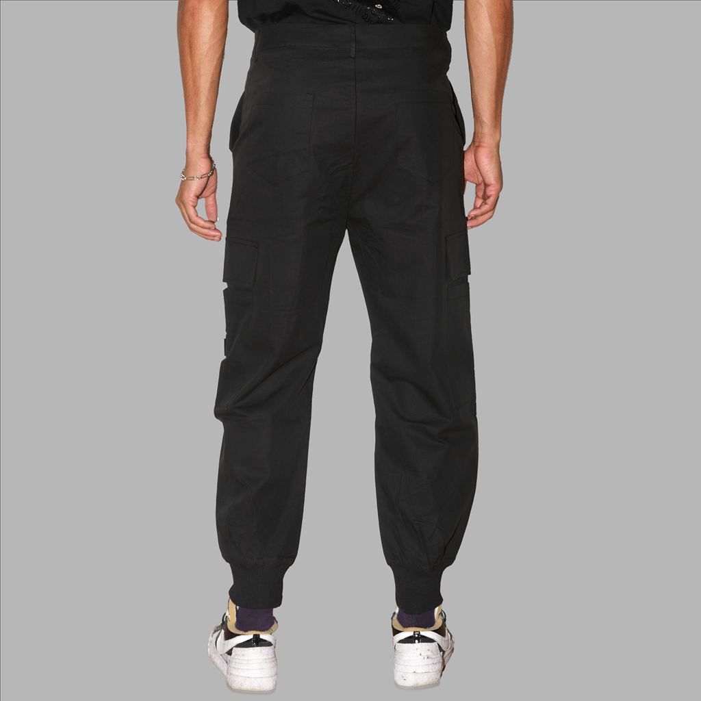 Black Blvck Classic Cargo Pants Singapore | 628571-NLE