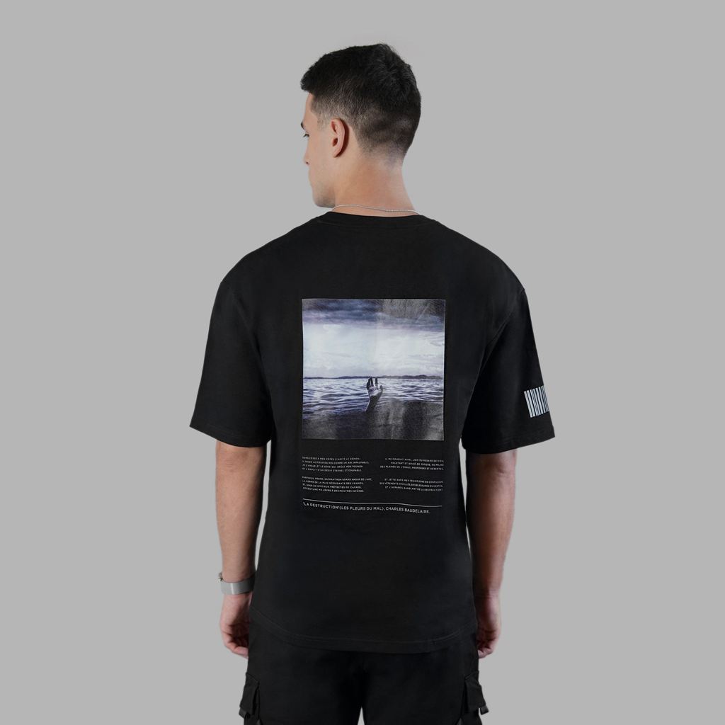 Black Blvck Destruction Tee Singapore | 394072-UXC