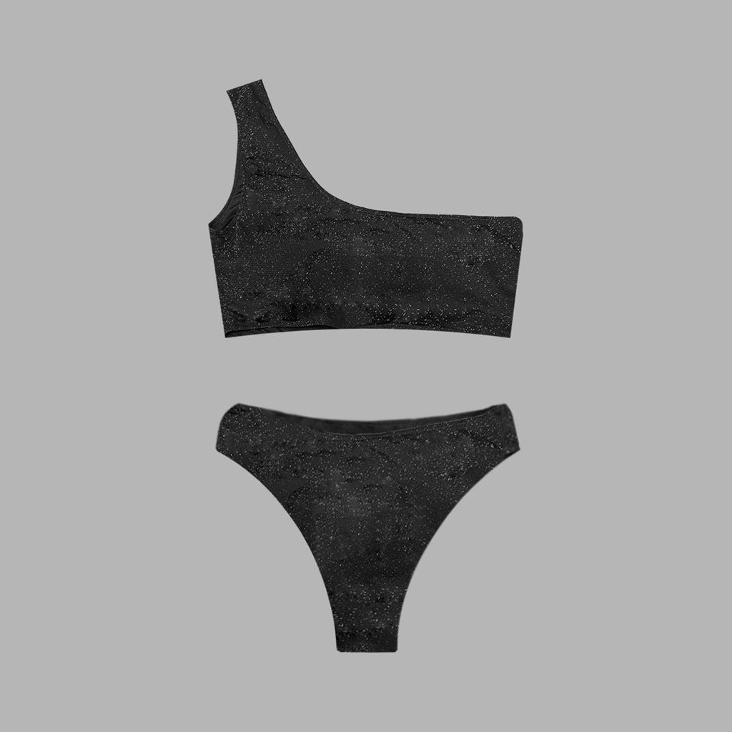 Black Blvck Glitter Swimsuit Singapore | 835601-WDM