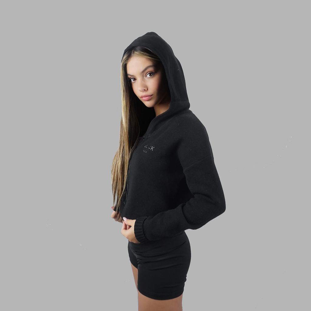 Black Blvck Laced Up Sweater Singapore | 498530-DYU