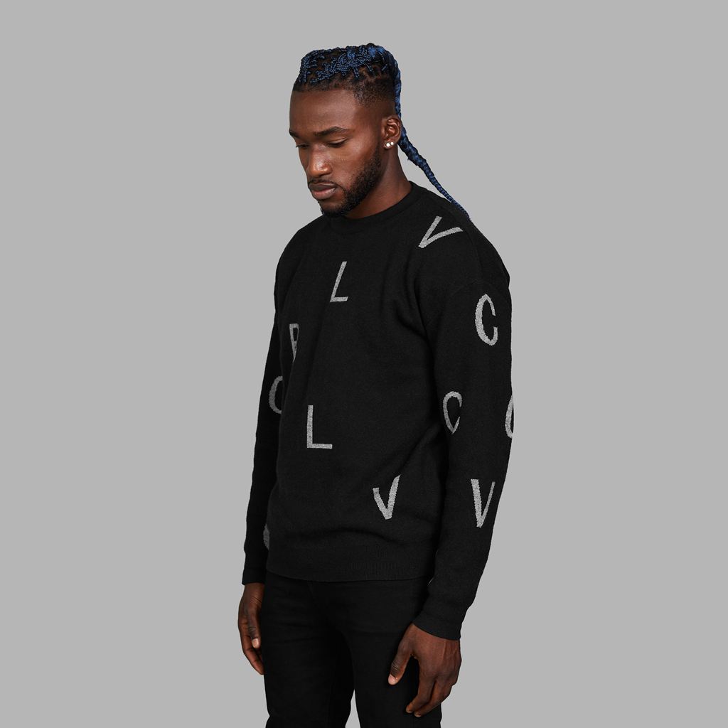 Black Blvck Letters' Sweater Singapore | 156974-IXQ