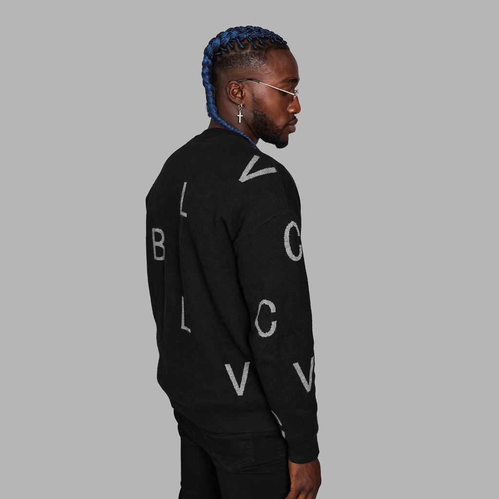 Black Blvck Letters' Sweater Singapore | 156974-IXQ