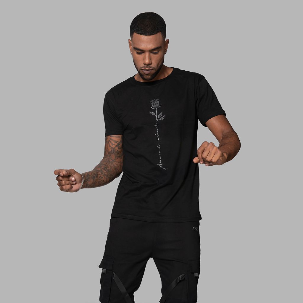 Black Blvck Melancholy Tee Singapore | 546013-YMF