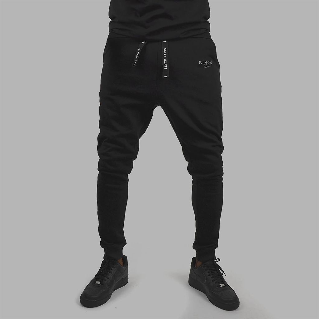 Black Blvck Minimalist Sweatpants Singapore | 074125-IXR