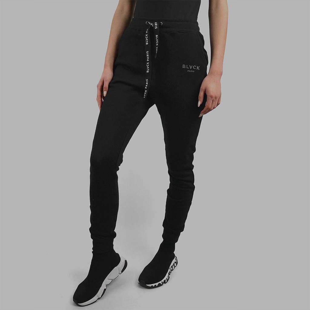 Black Blvck Minimalist Sweatpants Singapore | 649182-ZBD