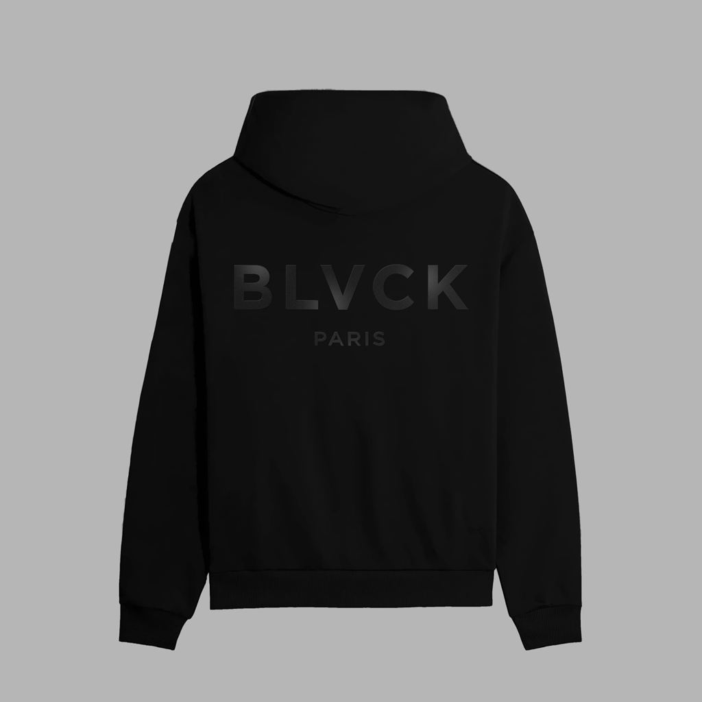 Black Blvck Minimalist Teddy Hoodie Singapore | 706349-VYK