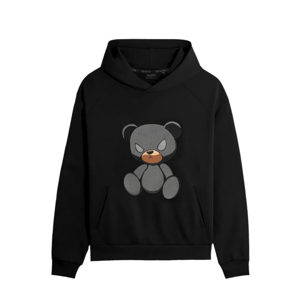 Black Blvck Minimalist Teddy Hoodie Singapore | 706349-VYK