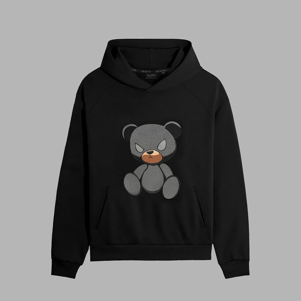 Black Blvck Minimalist Teddy Hoodie Singapore | 706349-VYK