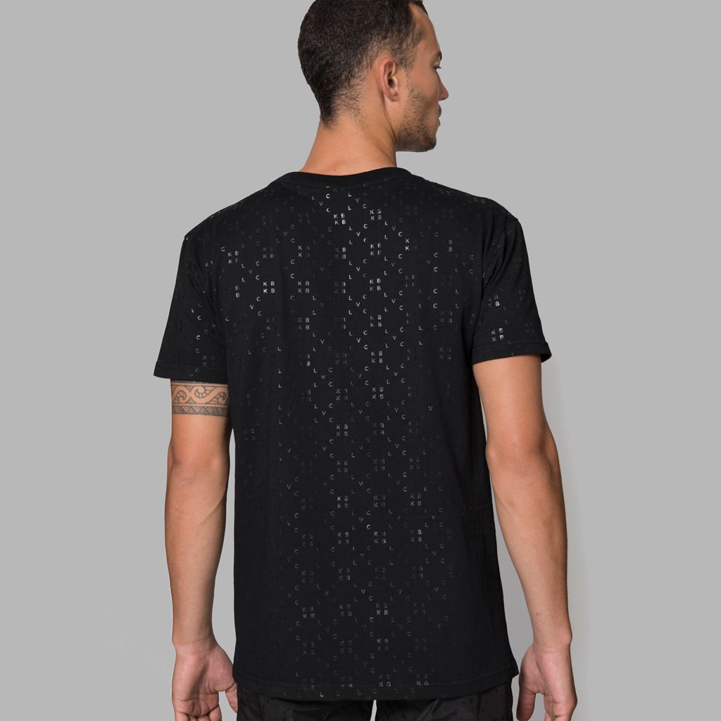 Black Blvck Monogram Tee Singapore | 706531-ADN