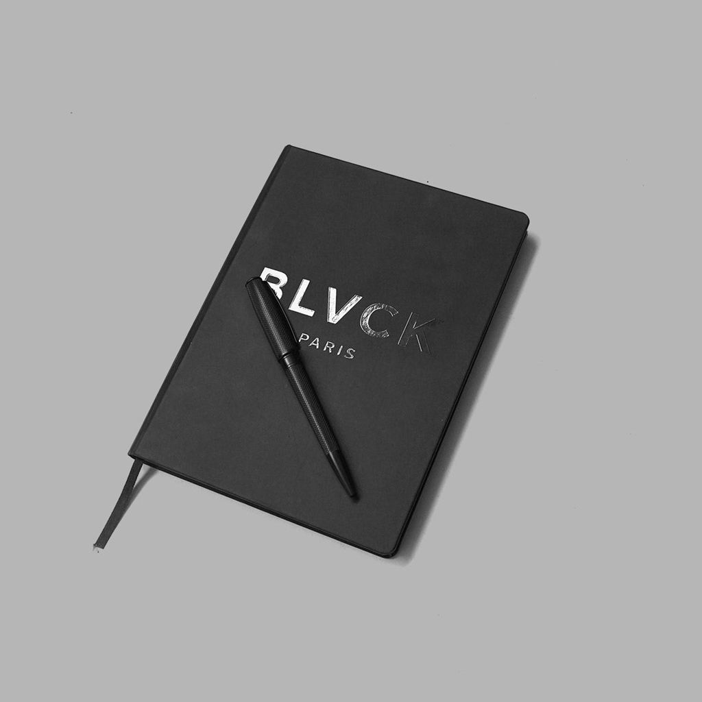 Black Blvck Notebook with Pen Singapore | 801276-XTR